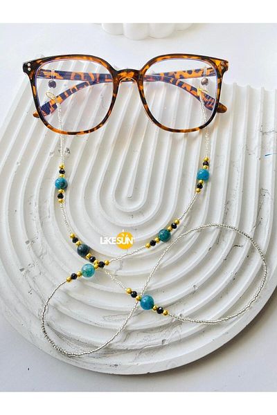 LiKESUN Elegant Design Women's Eyeglasses Strap Eyewear Lanyard Accessory(Double Wrap Necklace)