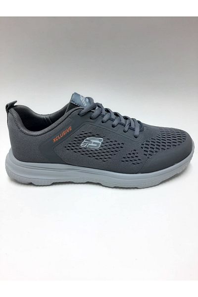 Forza Smoked Color Lace-Up Knitwear Cloth Light Sports Walking Shoes Men's Shoes