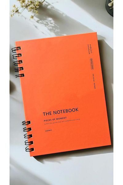 STOREMAX Muartshop Promotional Spiral 80 Sheets Dotted A5 Notebook, Notepad, School Notebook, 4 Different Colors