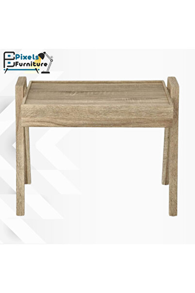 PixelsFurniture Pixel Furniture 3-Piece Rectangular Coffee and Tea Serving Table Set, Turkish Made