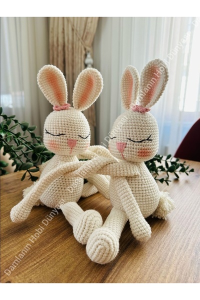 Damla Amigurumi Perde Tutucu - Tavsan Perde Tutucu