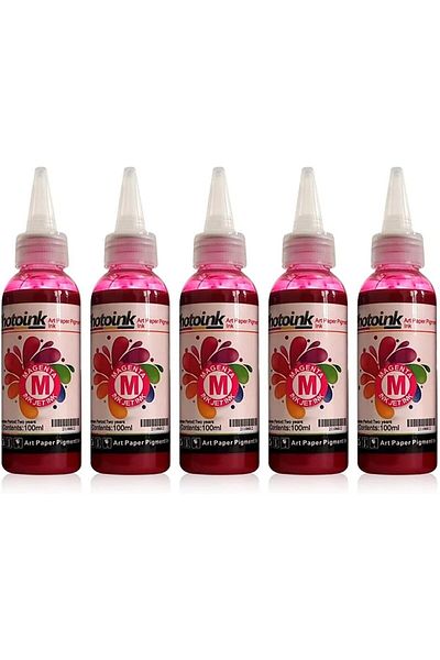 STOREMAX Ntwork Epson Compatible Coated Ink, 500 Ml. Red Art Printing Press Ink Art 1087243