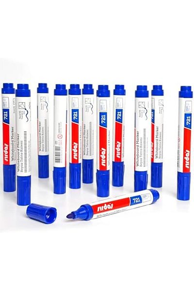 STOREMAX Jvnnastore Whiteboard Pen, Round Tip, Erasable, with Quality Ink: School, Office, Meeting