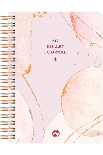 STOREMAX Muartshop Color Dotted Bullet Journal Pro Notebook Rose Gold 17X24 871301