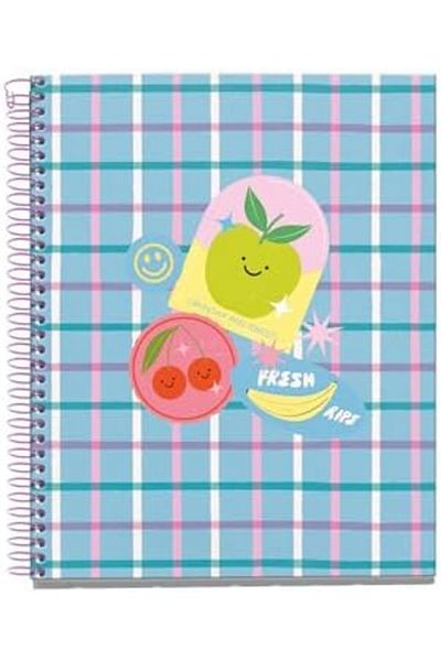 STOREMAX Jvnnastore Notebook Mr A5 100 Pages Lineated Spiral Fruits Trendyfr 646268