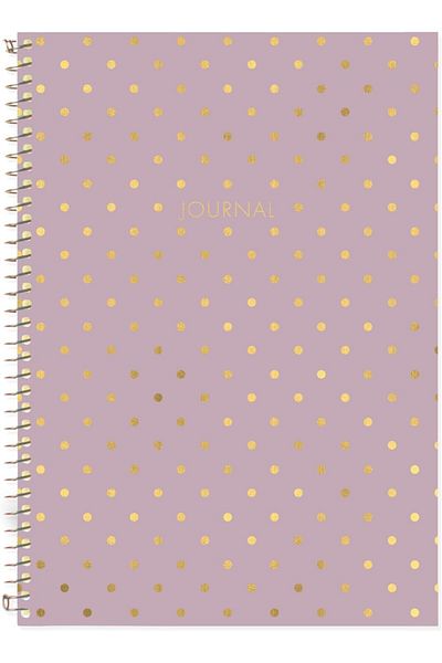 STOREMAX Jvnnastore Color Polka Dot Notebook Ruled Lilac 17X24 cm Trendyfr 646268