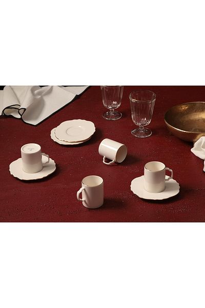 STOREMAX Jvnnastore Tide Gold Gilding Coffee Set for 4 People 80Cc Trendyfr 646268