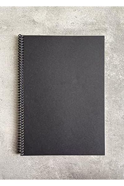 STOREMAX Muartshop Promotional Checkered Spiral Notebook, A4 Size (21X29,7 cm), 60 Sheets, 90Gr. Ivory Paper, O