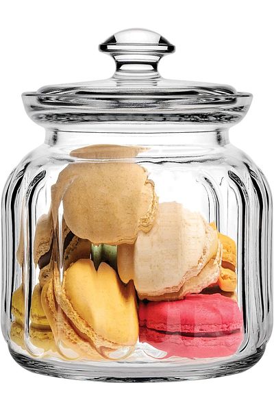STOREMAX Sellbuystore Viva Glass Jar with Lid, 900Cc 1053513