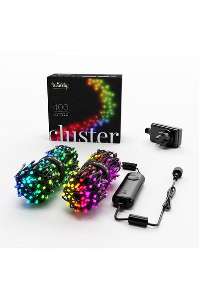 Twinkly Twinkly Cluster installation with 400 RGB LEDs 6m