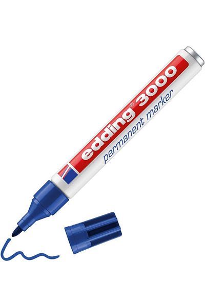 STOREMAX قلم تحديد دائم svticaret 3000 - أزرق - 1 قلم - طرف مستدير 1,5-3 ملم mhm 1053513