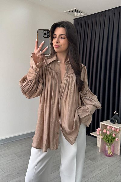 ECEMİ Шифонена риза Kathy Mink