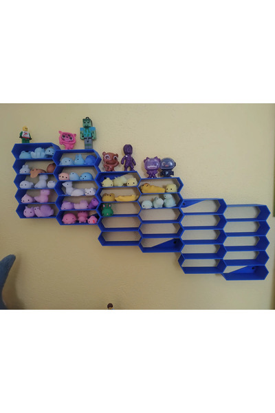 HasFar Tech Oyuncak Araba Rafı Hot Wheels Uyumlu 10 Arabalık