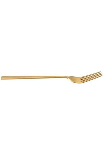 STOREMAX Sellbuystore Quantum Mat Gold Dessert Fork 16 cm 6 Pcs 1053513