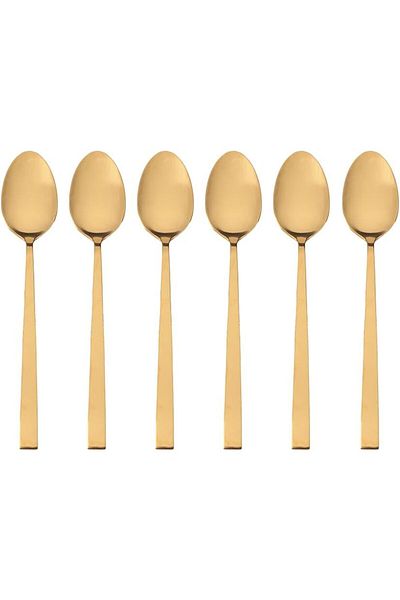STOREMAX Sellbuystore Quantum Mat Gold Tablespoon 20 cm 6 Pcs 1053513