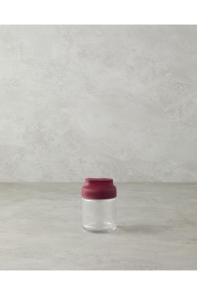 STOREMAX Jvnnastore Home Nora Glass Spice Jar 212 ml Claret Red Trendyfr 646268