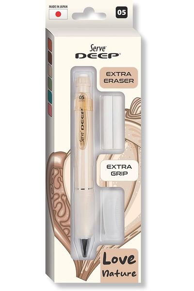 STOREMAX Jvnnastore Deep Klm & & Set with Eraser Refill 05mm Fildisi Trendyfr 646268