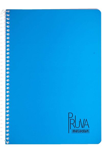 STOREMAX Jvnnastore Pruva A4 Pet Spiral Notebook with Cardboard Cover 144 Sheets - Lined - Blue Trendyfr 646268