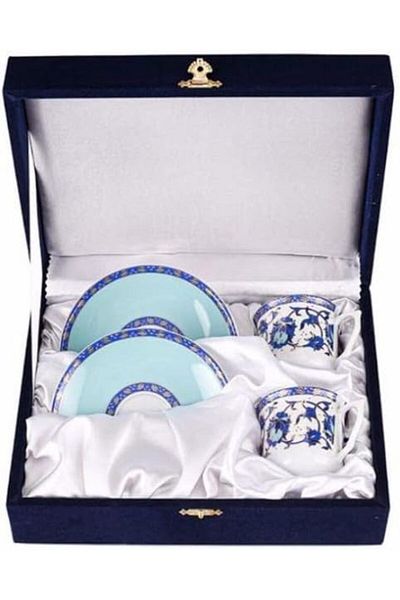 STOREMAX Ntwork 04Por019275 4 Piece Coffee Set with Palace Art 1087243