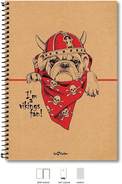 STOREMAX Sellbuystore Color A4 Notebook Checkered 200 Syf Dog Eco 1053513