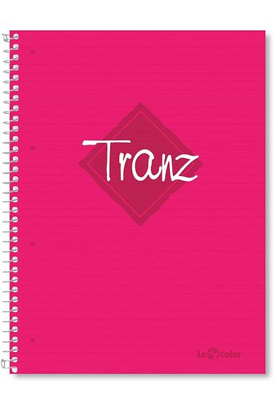 STOREMAX Sellbuystore Color 2012095/1 Tranz Pp Cover, 1.Hamur Paper Spiral Notebook, Pink 1053513