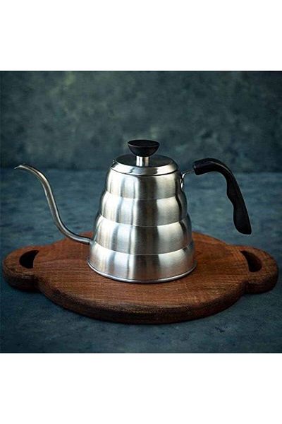 STOREMAX Ntwork Barista Coffee Gooseneck Kettle - Steel Coffee Brew Dripper Kettle - Induction - Rust