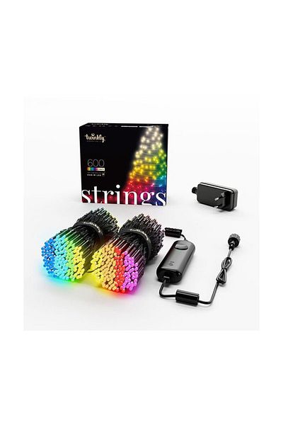 Twinkly Twinkly Strings Christmas Lights 600 RGBW Smart Christmas Lights