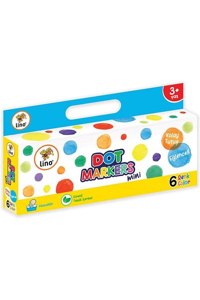 STOREMAX Jvnnastore Dot Markers Mini 6 Pcs (Washable) Trendyfr 646268