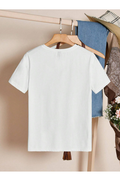 Trend Sizde Μπλουζάκι Unisex Cotton Melting Hearts με εμπριμέ σχέδιο