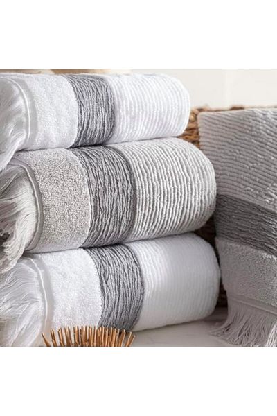 STOREMAX Mu-Artshop Concept Borla Gray Towel 30X50 cm Tnca 871301