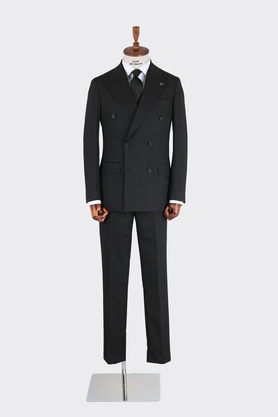 Kadir Büyükkaya Men's Double Breasted Suit-Kab1224S