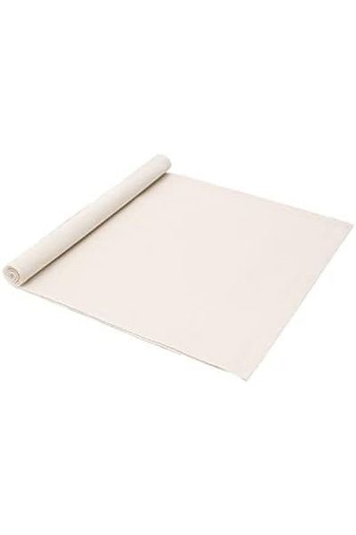 STOREMAX Mu-Artshop Home Natural Linen Embroidered Decorative Runner for Dining, Kitchen, Garden Table (Plain)