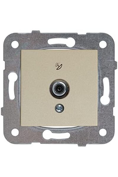 STOREMAX Svticaret Nt Bronze Satellite Socket F Con 10 Db Mechanism+Button Cover Mhm 1053513