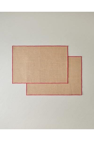 STOREMAX Mu-Artshop Home Exotic Lines Jute American Service Fuchsia Tnca 871301