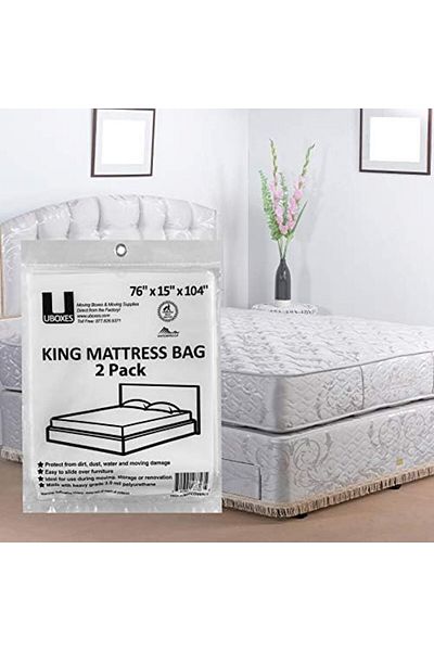 STOREMAX Mrttnca King Bed Poly Covers, 76 X 15 X 104 Inches, 2 Pack Trndymrt 1087243