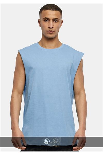NewCabin New Season Cotton Training-Casual Athlete Oversize Αμάνικο T-Shirt
