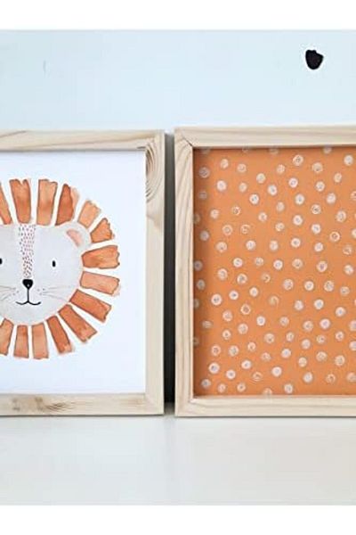 STOREMAX Mu-Artshop Children's Room Lion Themed Framed Set Single Size Hdynkpkpy-00053 Tnca 871301