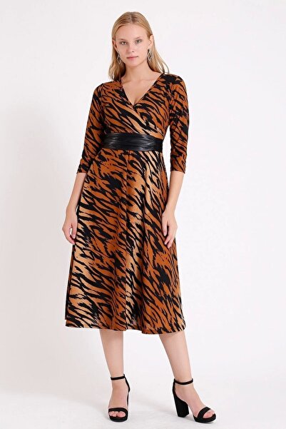 azra moda Φόρεμα plus size - Μαύρο - Γοργόνα