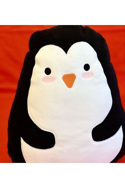 Safka Penguin Design Sweet Soft Plush Pillow Large Size