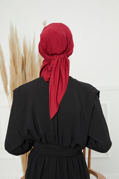 HIJAB VIP Turban Cap Tie Back - Maroon