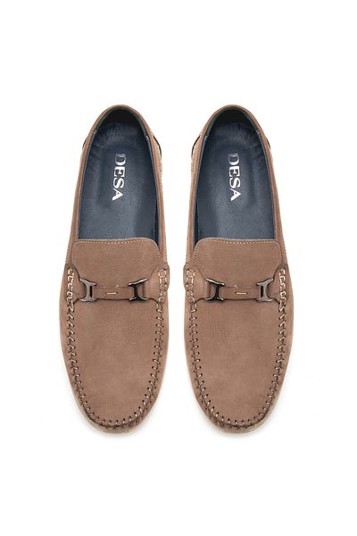 Desa Ανδρικά δερμάτινα casual παπούτσια Ralston Beige Nubuck