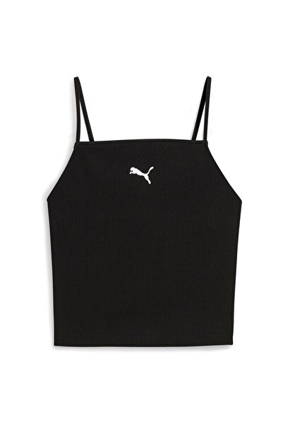 Puma Undershirt Puma Wardrobe Ess Ribbed Tank Top, Black, Women