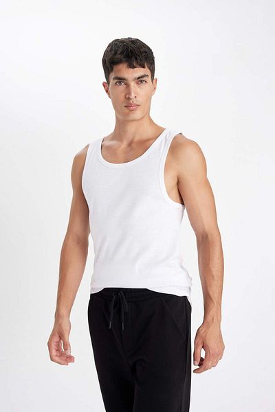 DeFacto Slim Fit Slim Fit Camisole 2er-Pack Unterhemden C9607ax25sp