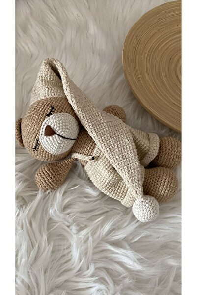 hobilanka Amigurumi uykucu ayı uyku arkadaşı ayıcık