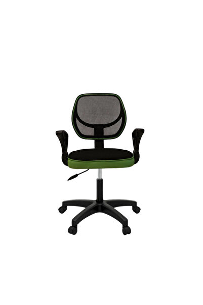 Türksit Gökkuşağı File Çalışma Koltuğu F,Yeşili