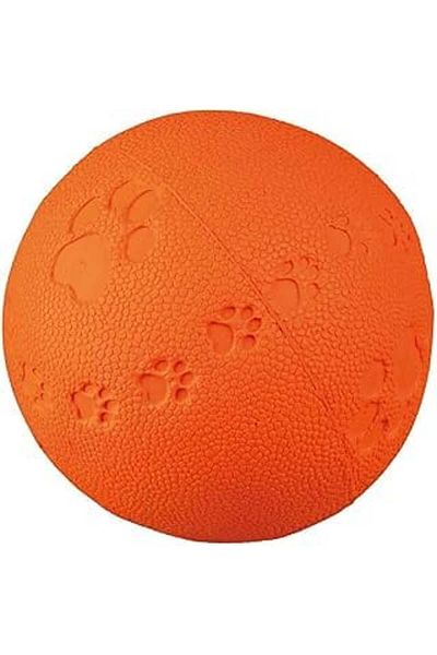 Mu Art Trixie Dog Toy, Natural Rubber Ball with Sound 7cm