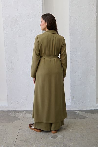 QANU Long Jacket Green