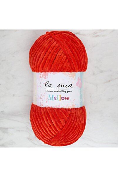 N&M STORE حبل الحياكة اليدوية La Mia Mellow Orange - 925