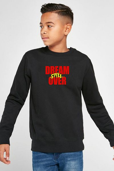 Tshirthane Детски суитшърт Dream Still Over Black 2ip