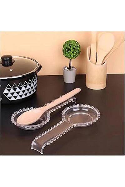 starnewstore slm Coaster مطرز القذرة ملعقة كوستر شفافة تصميم جديد 1099594